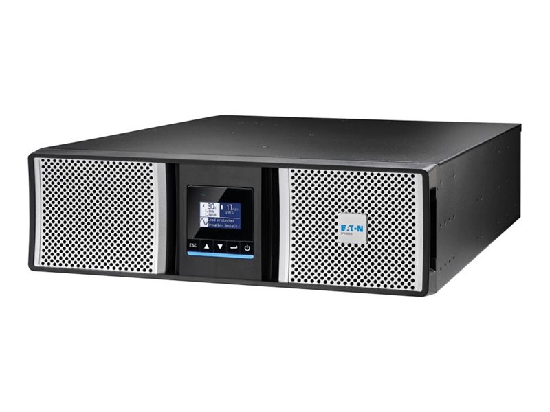 Eaton 9PX G2 9PX5KIRTNBPG2 - USV (in Rack montierbar/extern) - HotSwap - Wechselstrom 200/208/220/230/240 V - 5000 Watt - 5000 VA - 1-phasig - 5 Ah - Ethernet 10/100/1000, RS-232, USB - Ausgangsanschl�sse: 13 - PFC - 3U - 48.3 cm (19)