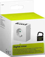 MicroConnect GRUTIMER3 - Drinnen - Wei - Haus - Kunststoff - LCD - 110 mm