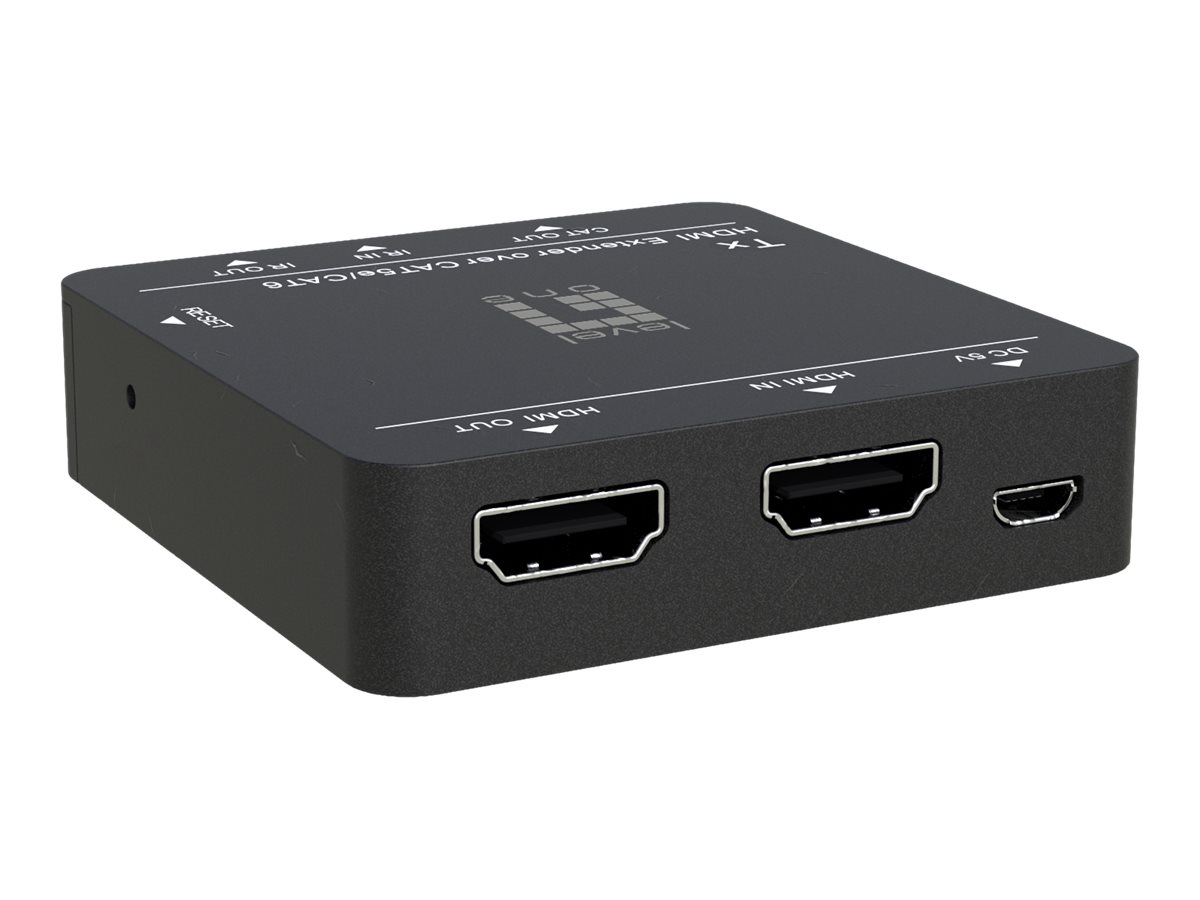 LevelOne HVE-9006 extensor audio/video Transmisor y receptor de seales AV Negro