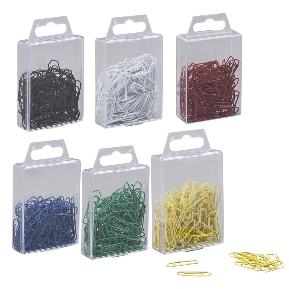 Gowi 100 B�roklammern schwarz Metall