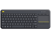 Logitech K400 Plus Tv clavier Universel RF sans fil QWERTY US International Noir