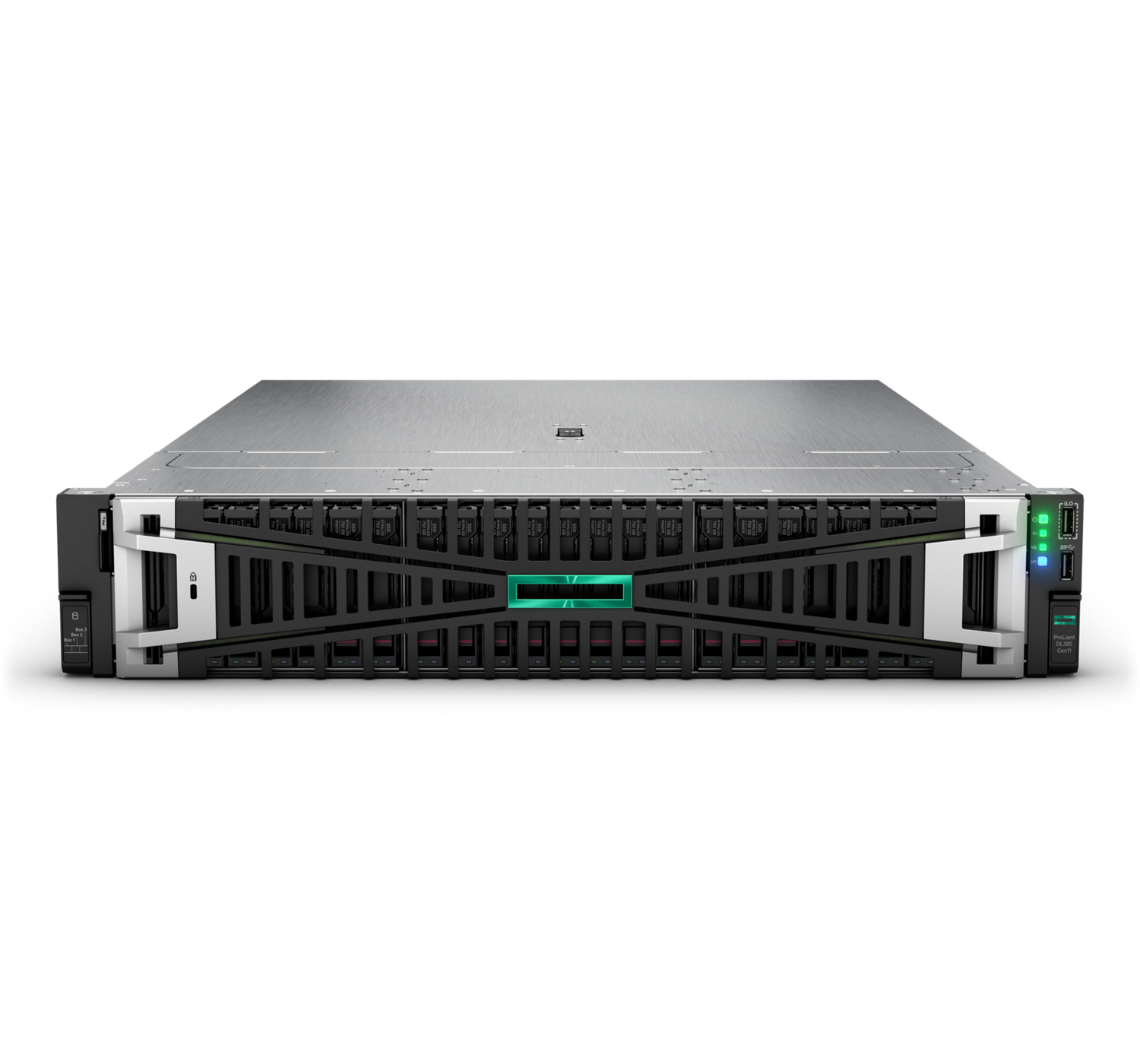 HPE ProLiant DL385 Gen11 - Server - Rack-Montage - 2U - zweiweg - 1 x EPYC 9124 / 3 GHz - RAM 32 GB - SATA/SAS/NVMe - Hot-Swap 6.4 cm (2.5)