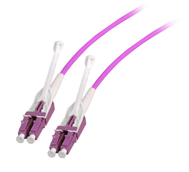 EFB Elektronik DJP-LCLCOM4-UNI-3 cable de fibra optica 3 m 2x LC OM4 Violeta
