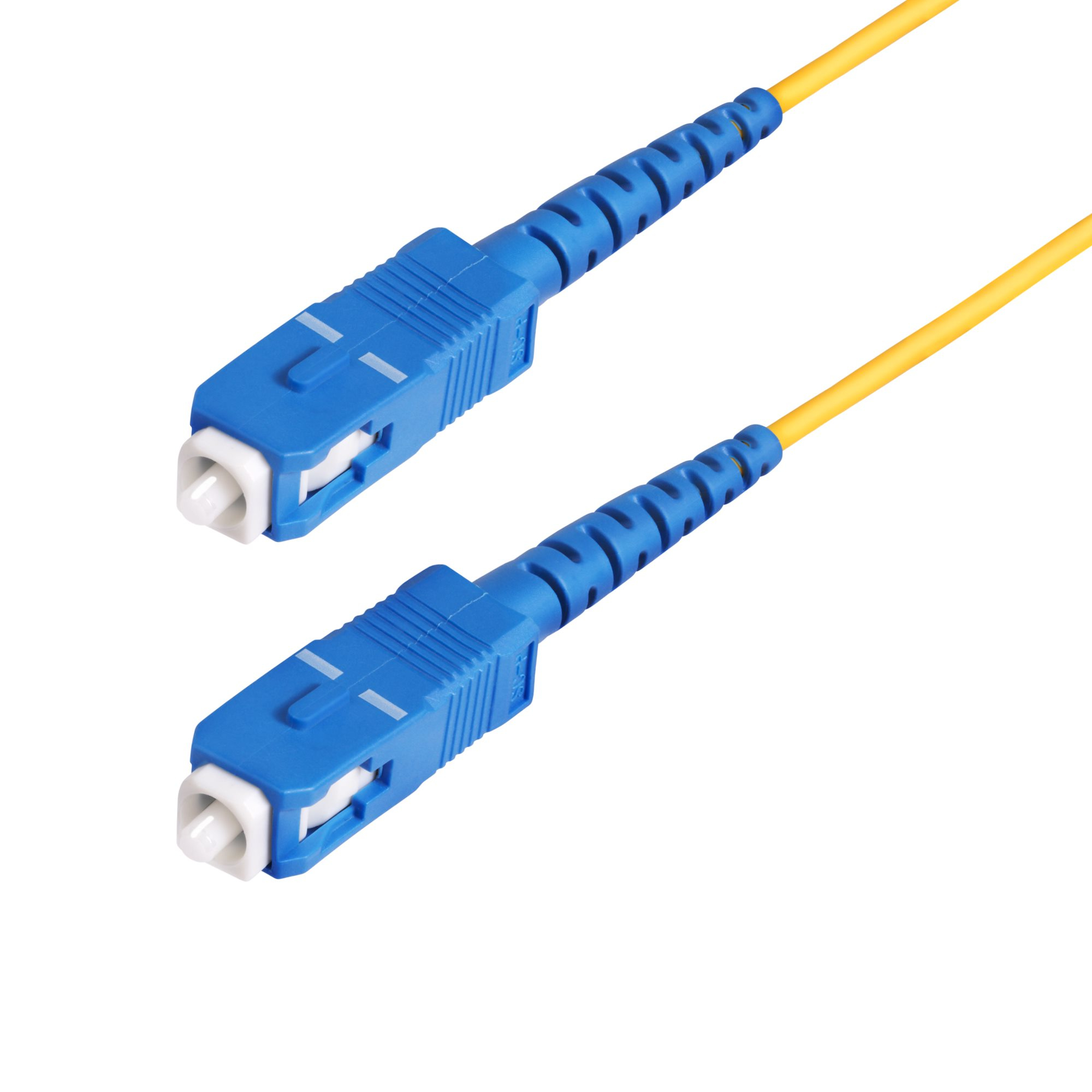 StarTech.com Cble Fibre Optique de 100m Duplex Monomode SC  SC (UPC) OS2, 9/125m, 40G/100G, Cordon Fibre Optique, Insensible  la Courbure, Faible Perte dInsertion, Cordon Patch Fibre LSZH