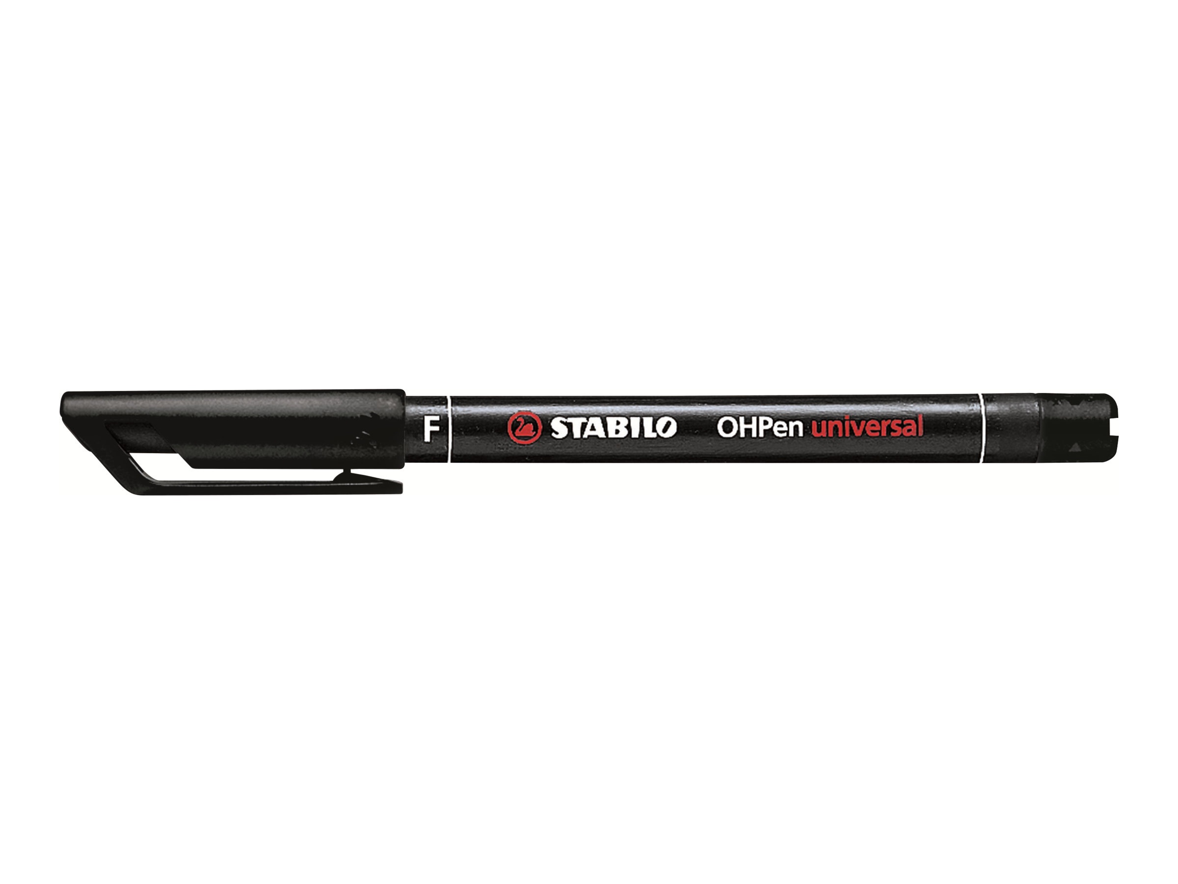 STABILO OHPen universal - Fineliner - permanent - f�r Overhead-Projektor-Folien - Schwarz, Rot, Blau, Gr�n - 0.7 mm - fein (Packung mit 4)