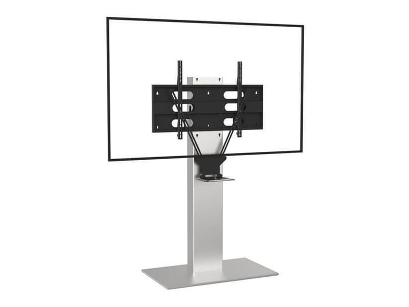 Axeos XENON - Aufstellung - f�r Flachbildschirm-/Videokonferenzkamera - Edelstahl, geb�rstet - Schwarz - Bildschirmgr��e: 152-229 cm (60-90)