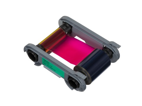 Evolis YMCKO nastro per stampante 300 pagine Nero, Ciano, Grigio, Magenta, Giallo