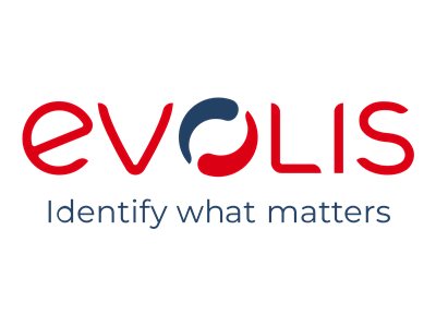 Evolis YMCKO printer ribbon 300 pages Black, Cyan, Grey, Magenta, Yellow