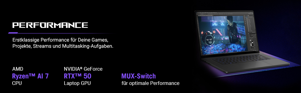 ASUS ROG Zephyrus G16 GA605KH-QR013W AMD Ryzen AI 7 350 Ordinateur portable 40,6 cm (16) WQXGA 16 Go LPDDR5x-SDRAM 1 To SSD NVIDIA GeForce RTX 5050 Wi-Fi 7 (802.11be) Windows 11 Home Allemand Gris