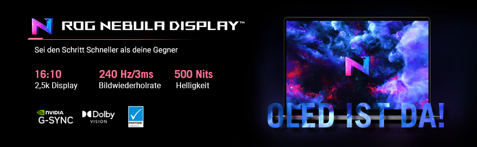 ASUS ROG Zephyrus G16 GA605KH-QR013W AMD Ryzen AI 7 350 Ordinateur portable 40,6 cm (16) WQXGA 16 Go LPDDR5x-SDRAM 1 To SSD NVIDIA GeForce RTX 5050 Wi-Fi 7 (802.11be) Windows 11 Home Allemand Gris