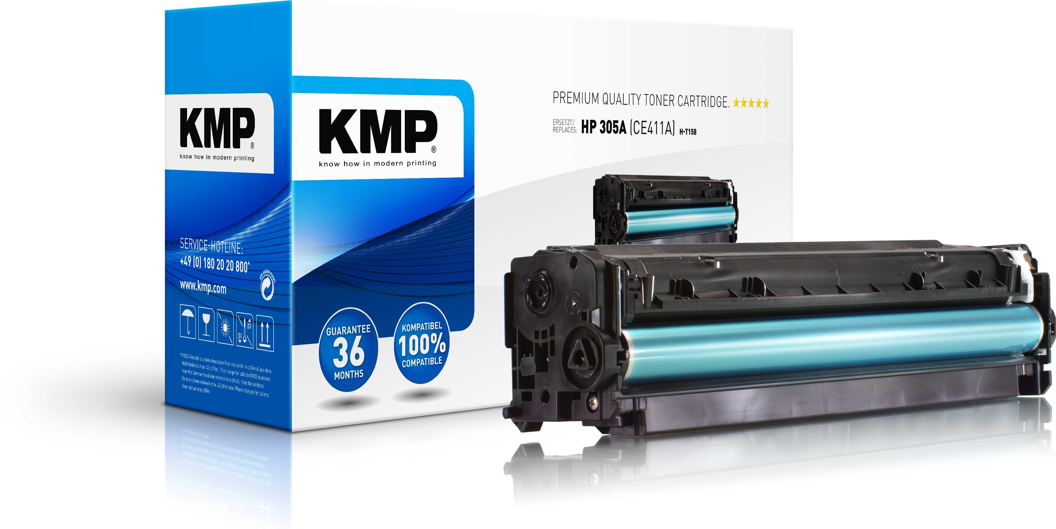 KMP H-T158 cartucho de t�ner 1 pieza(s) Cian