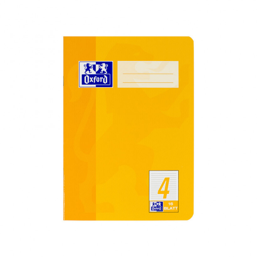 Oxford 100050367 writing notebook A5 Yellow