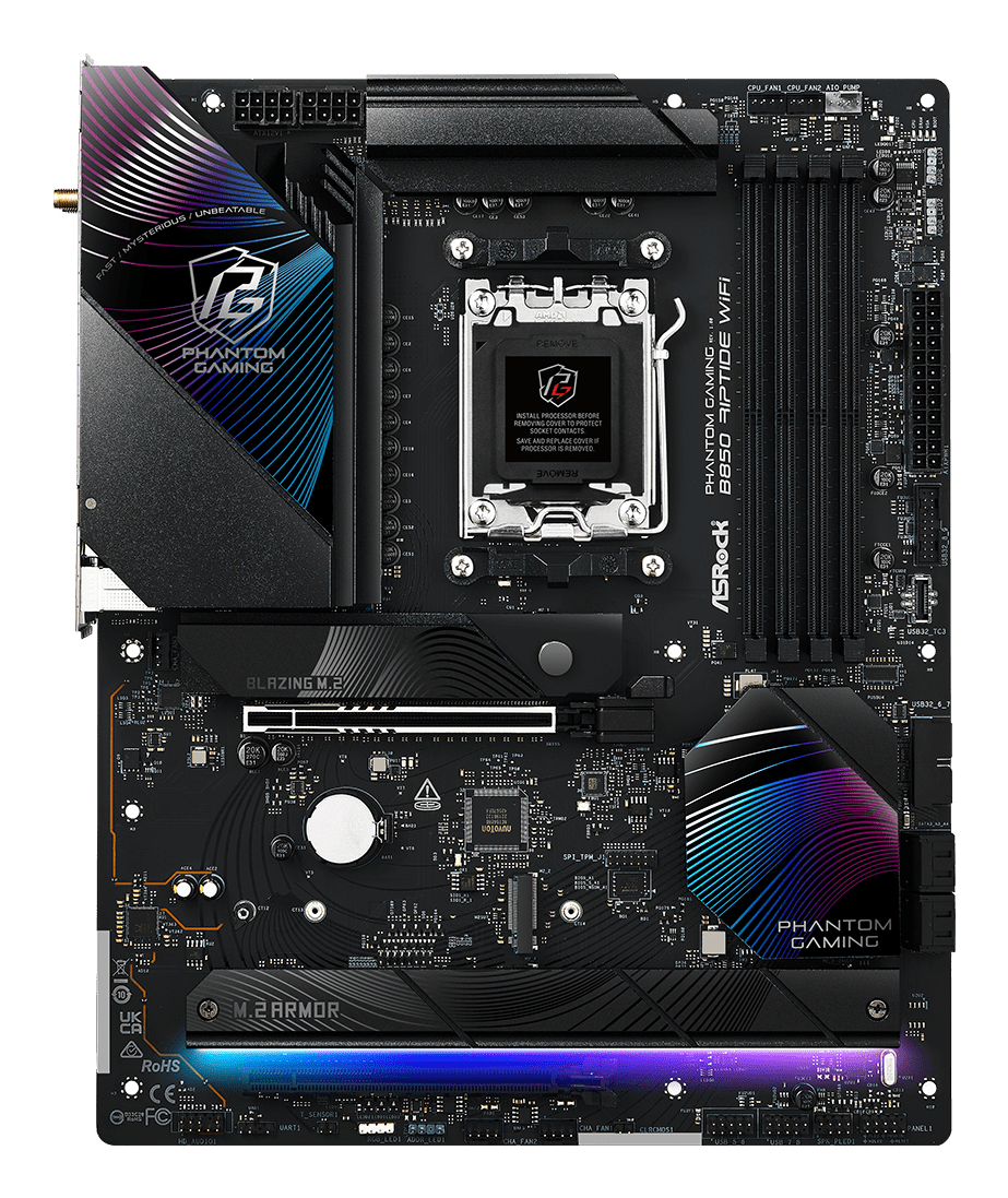 ASRock B850 Riptide WiFi Am5 D - Mainboard - AMD Sockel AM5 (Ryzen Zen4)