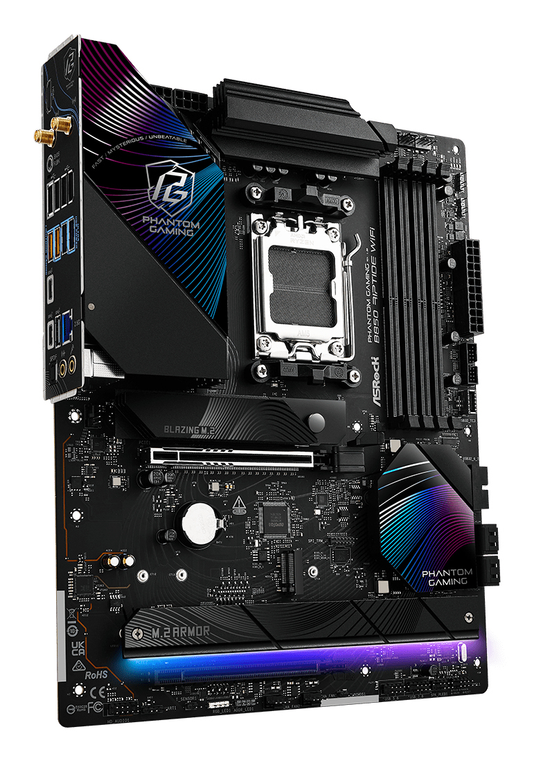 ASRock B850 Riptide WiFi Am5 D - Mainboard - AMD Sockel AM5 (Ryzen Zen4)