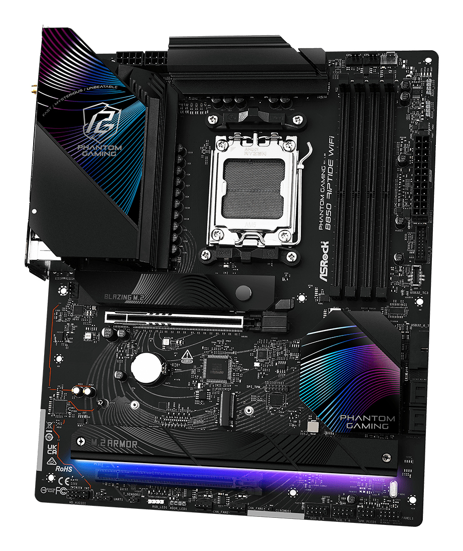 ASRock B850 Riptide WiFi Am5 D - Mainboard - AMD Sockel AM5 (Ryzen Zen4)
