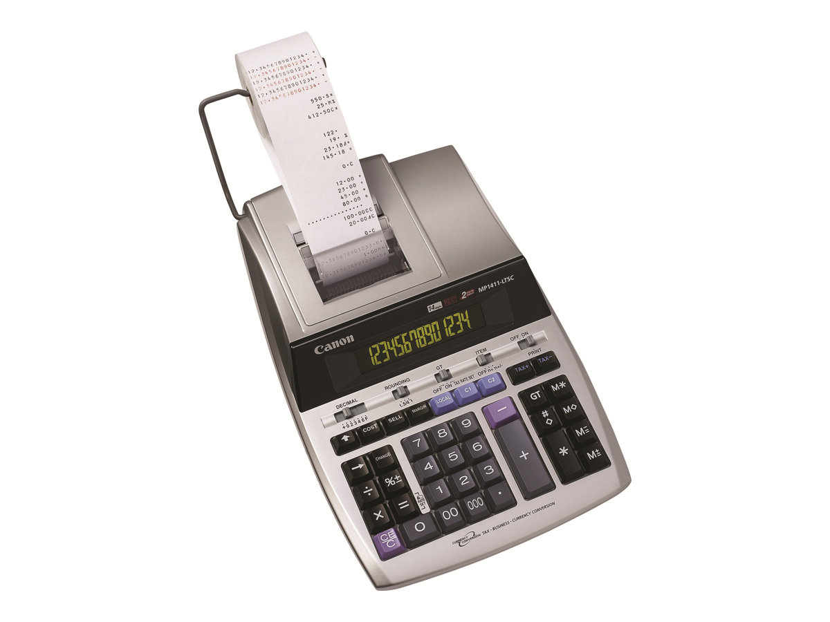 Canon MP1211-LTSC calculatrice Bureau Calculatrice imprimante Argent