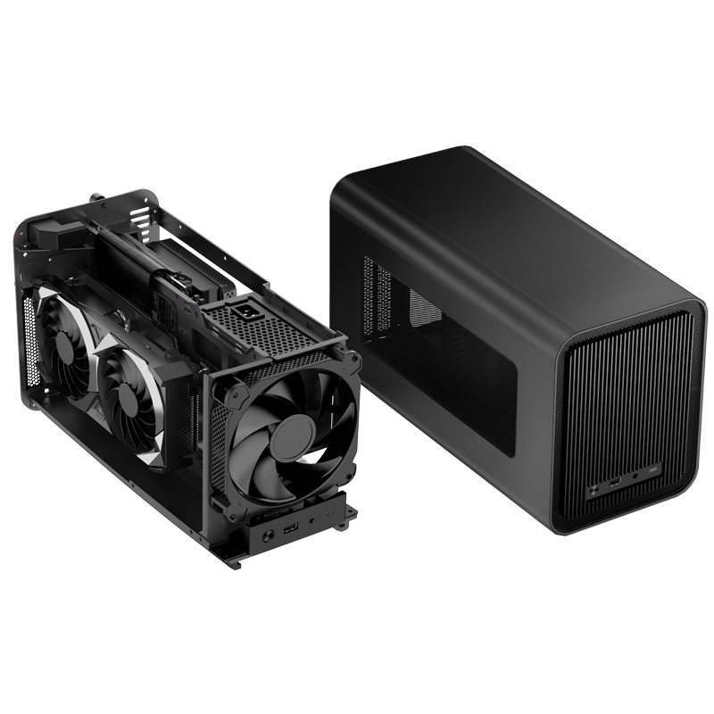 Jonsbo V11 BLACK | Jonsbo V11 Black Mini-ITX Gehäuse PCI-E 4.0 ...