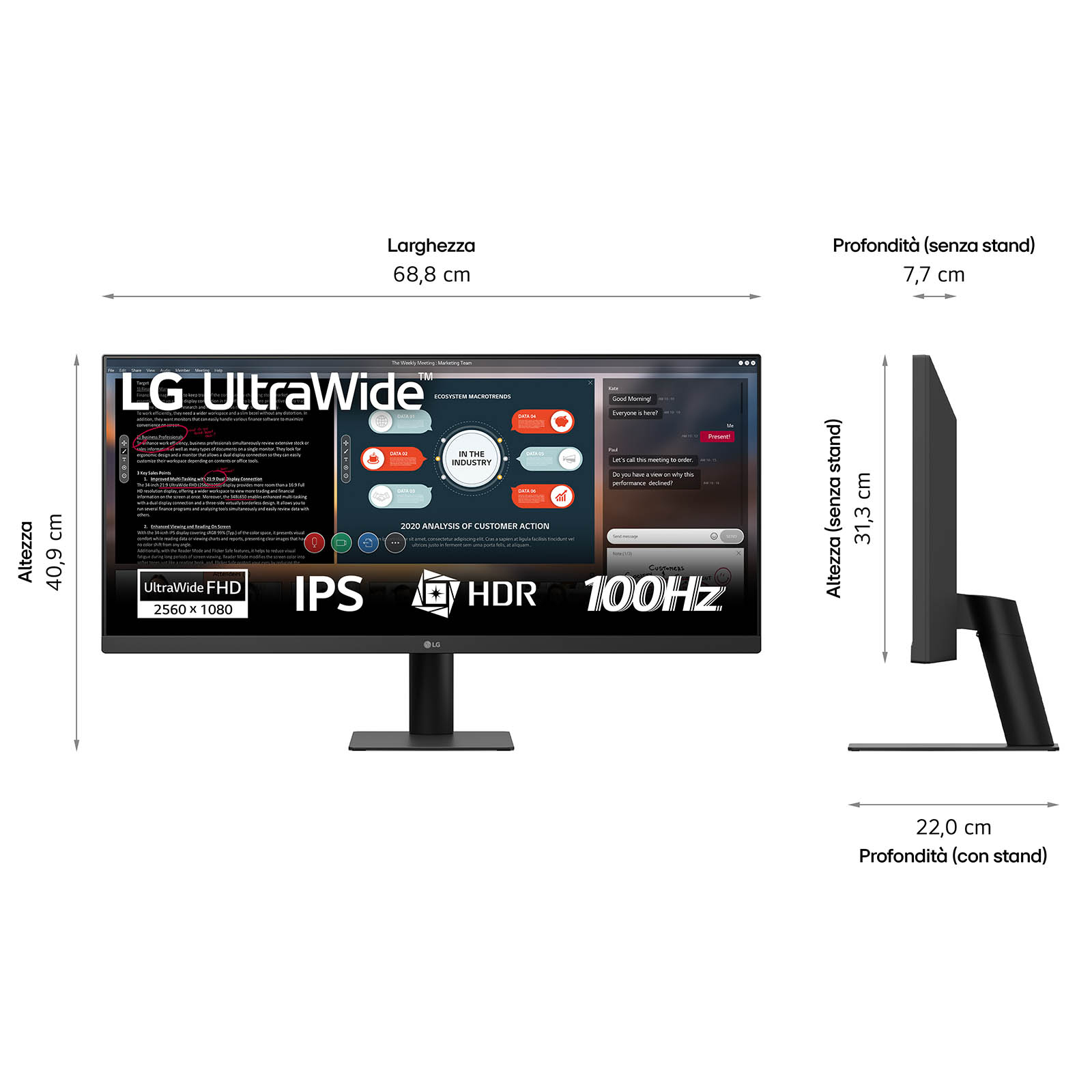 LG Monitor 29U511A-B 29U511AB 29U511A-B.AEU - Flachbildschirm (TFT/LCD) - 73,7 cm