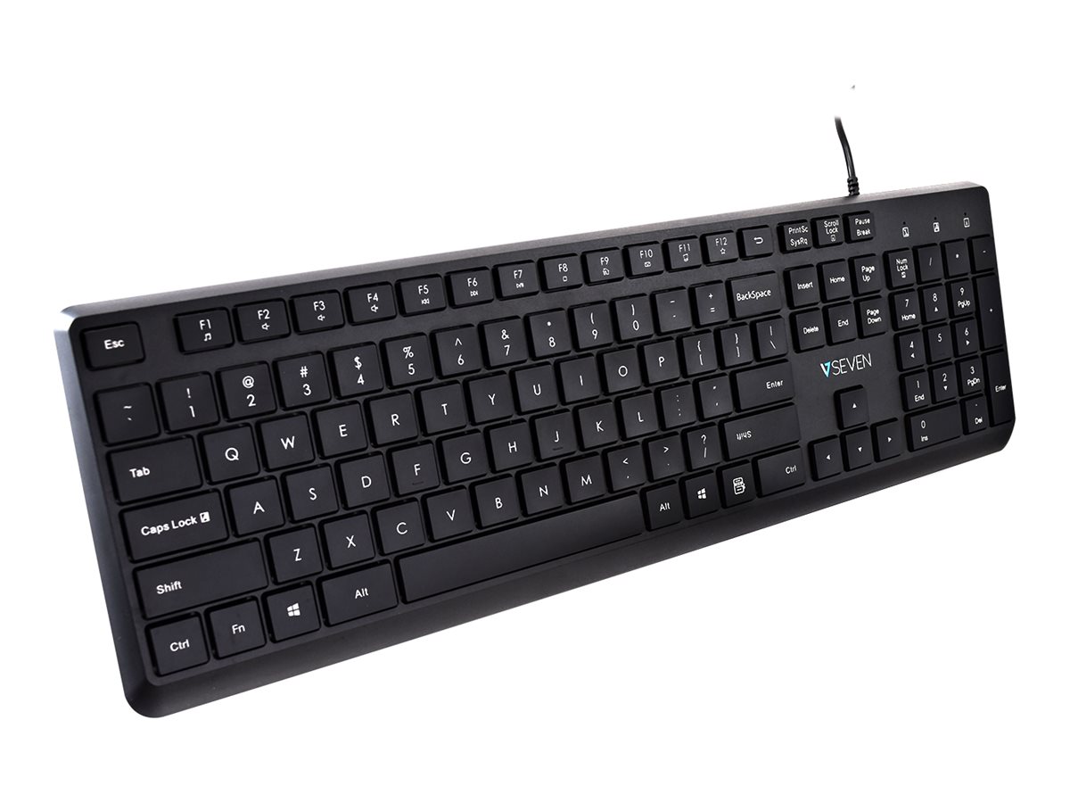 V7 USB PRO KEYBOARD MOUSE US - Tastatur - QWERTY