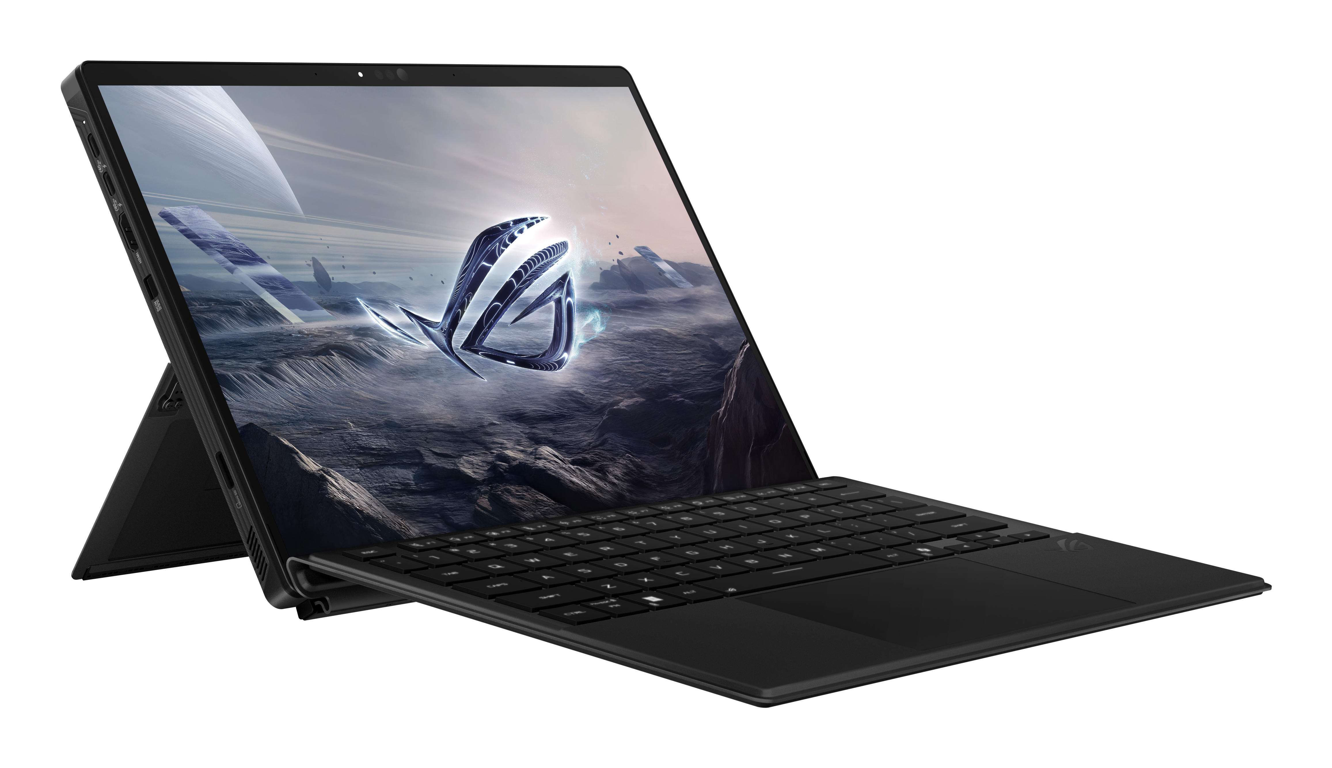 ASUS ROG Flow Z13 GZ302EA-RU074W AMD Ryzen AI Max+ 395 Computer portatile 34 cm (13.4) Touch screen WQXGA 32 GB LPDDR5x-SDRAM 1 TB SSD Wi-Fi 7 (802.11be) Windows 11 Home Tedesco Nero