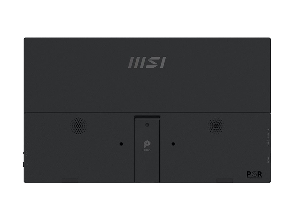 MSI PRO MP165 E6 portable TV/monitor Portable monitor Black 39.6 cm (15.6) LED 1920 x 1080 pixels