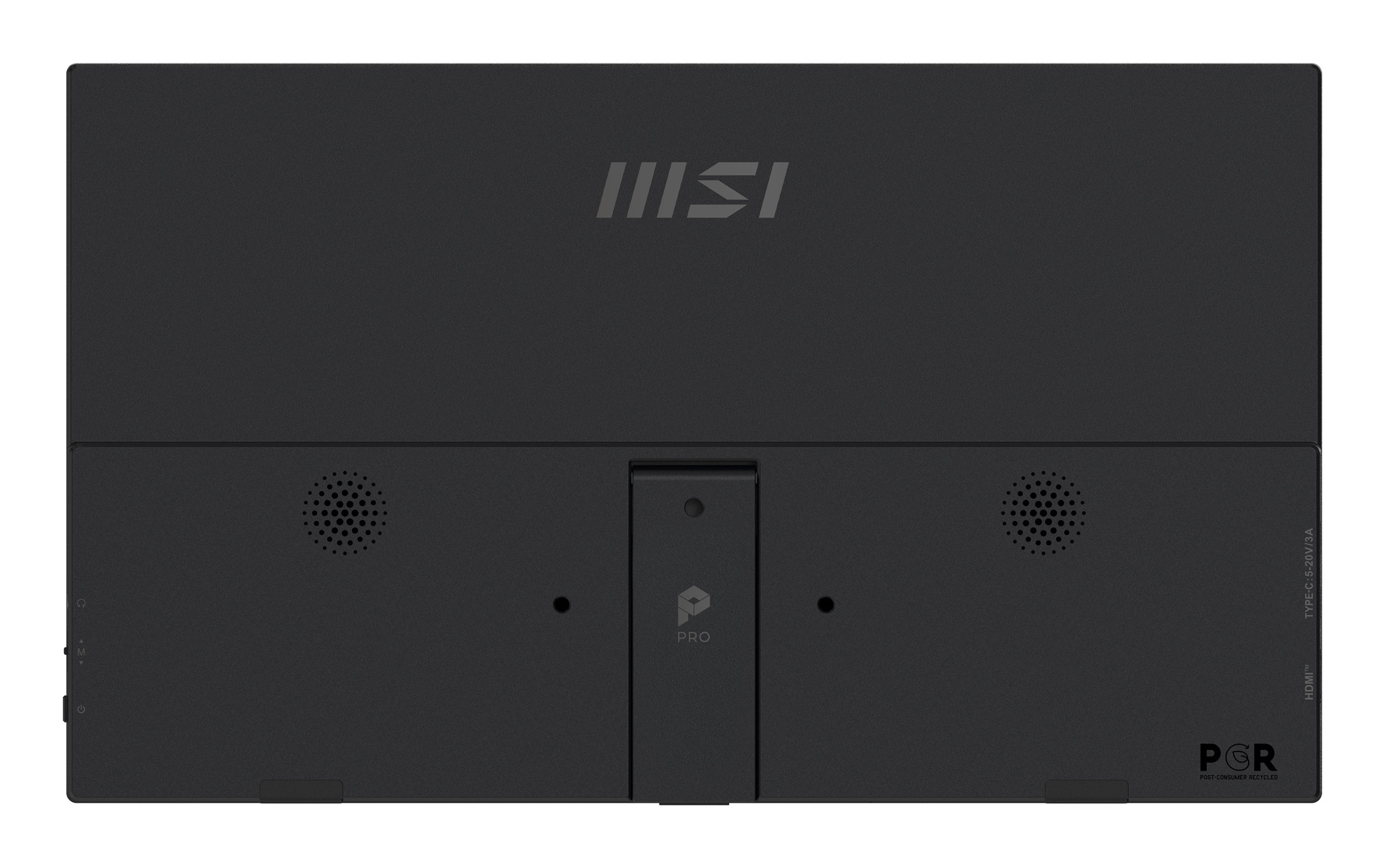 MSI PRO MP165 E6 portable TV/monitor Portable monitor Black 39.6 cm (15.6) LED 1920 x 1080 pixels