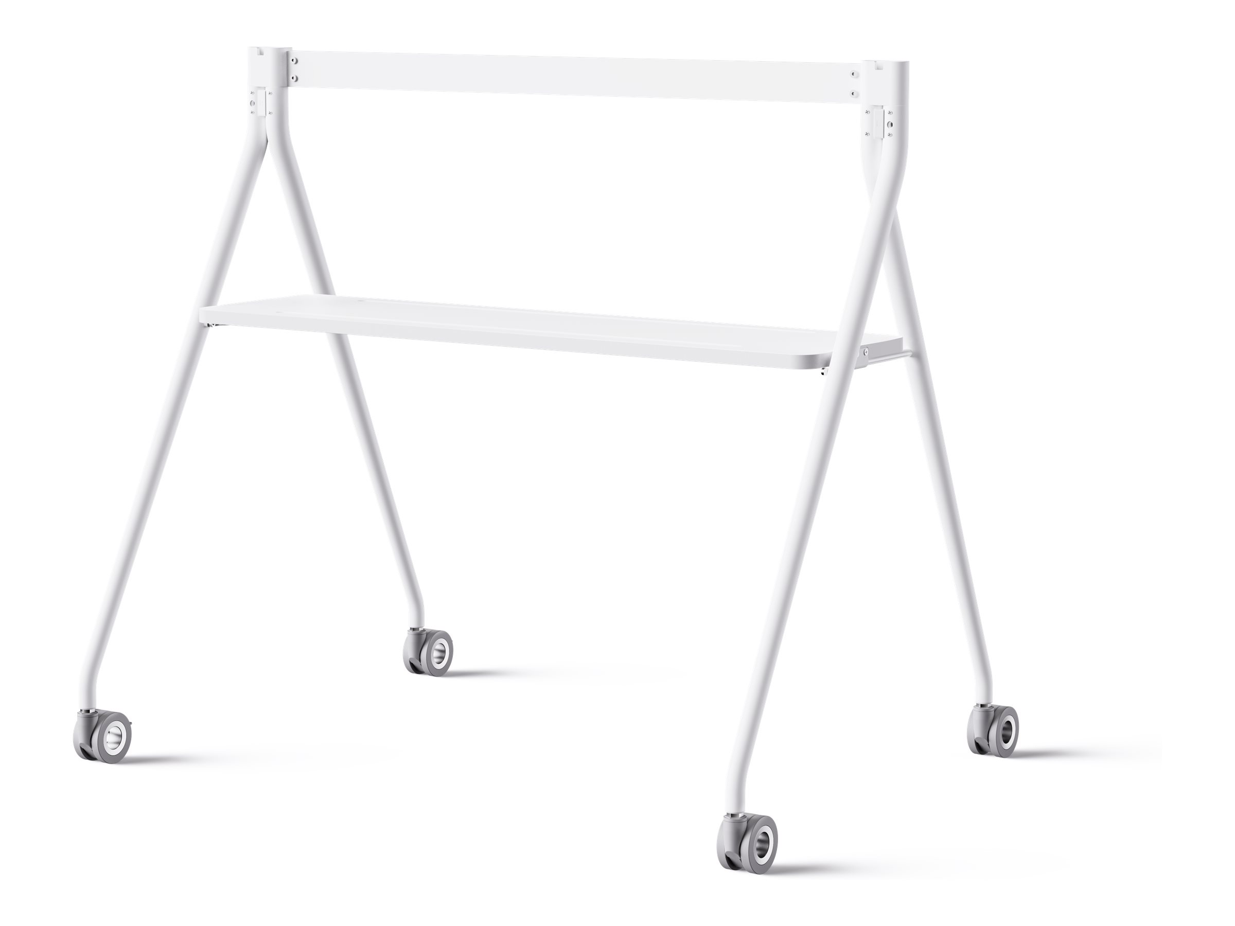 Yealink MB-FloorStand-650T - Wagen - fr Flachbildschirm - wei - Bildschirmgre: 165.1 cm (65)