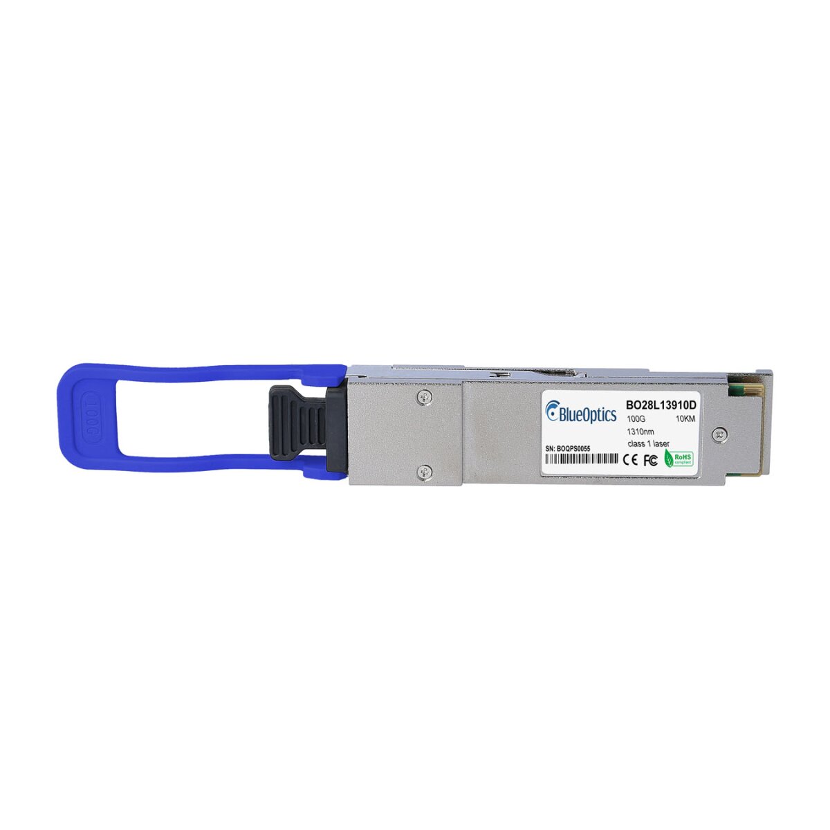BlueOptics Evertz Scorpion QSFP25G-SM-PSM4-LR-G-NFEC QSFP28 Transceiver, MPO/MTP Anschluss, 100GBASE-PSM4, Singlemode Fiber, 4xWDM, 10KM
