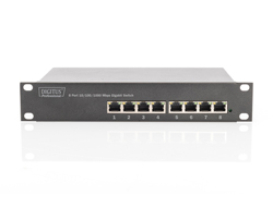 DIGITUS 8-Port Gigabit Switch, 10 Zoll, Unmanaged
