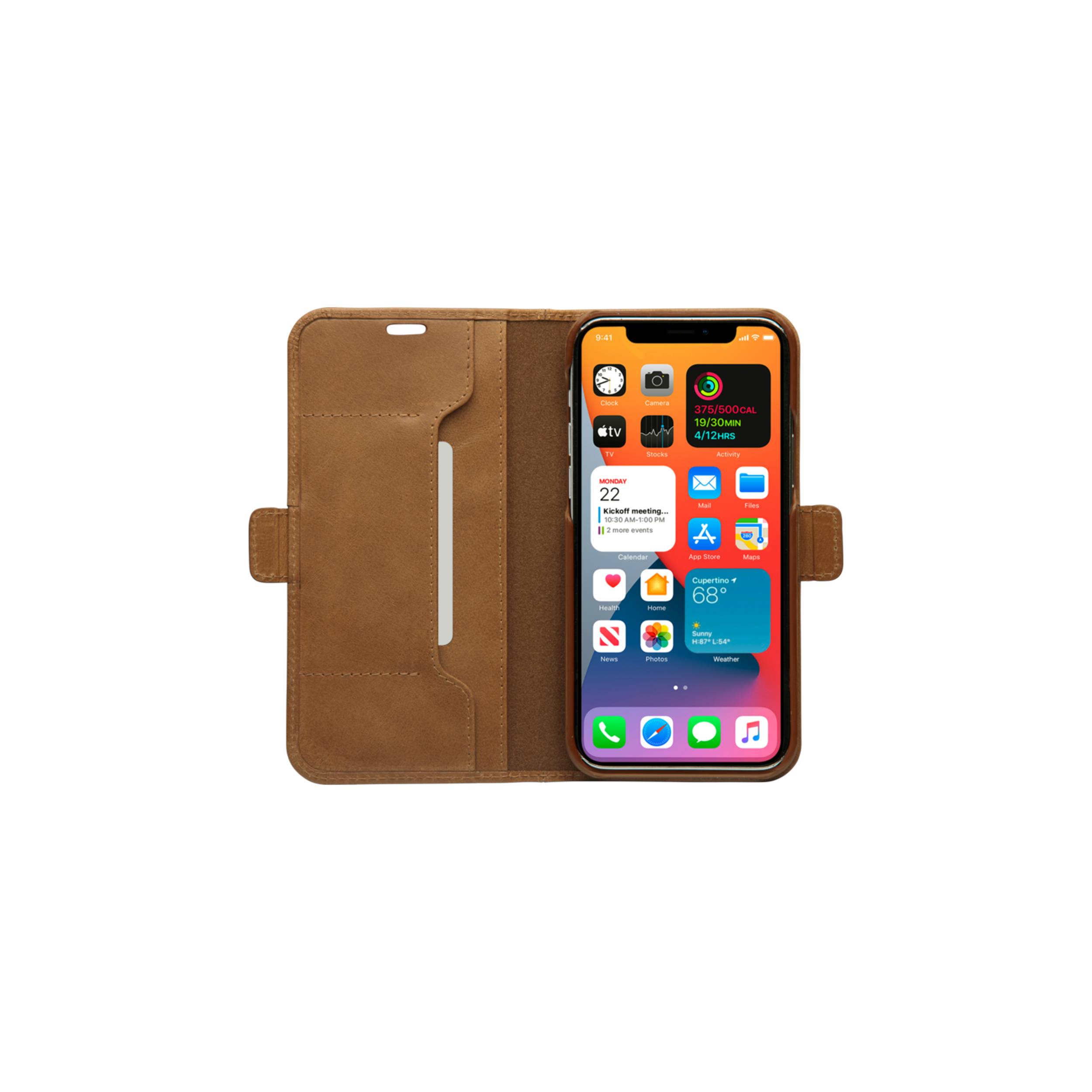 dbramante1928 Copenhagen Slim custodia per cellulare 15,5 cm (6.1) Custodia a borsellino Marrone