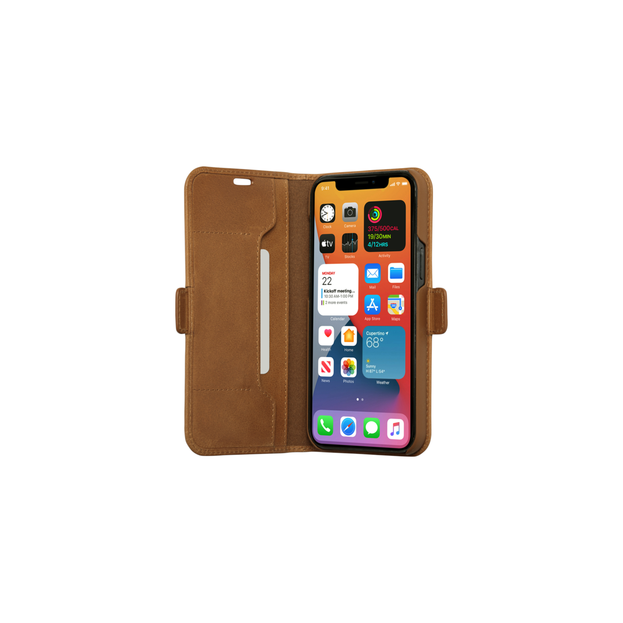 dbramante1928 Copenhagen Slim custodia per cellulare 15,5 cm (6.1) Custodia a borsellino Marrone