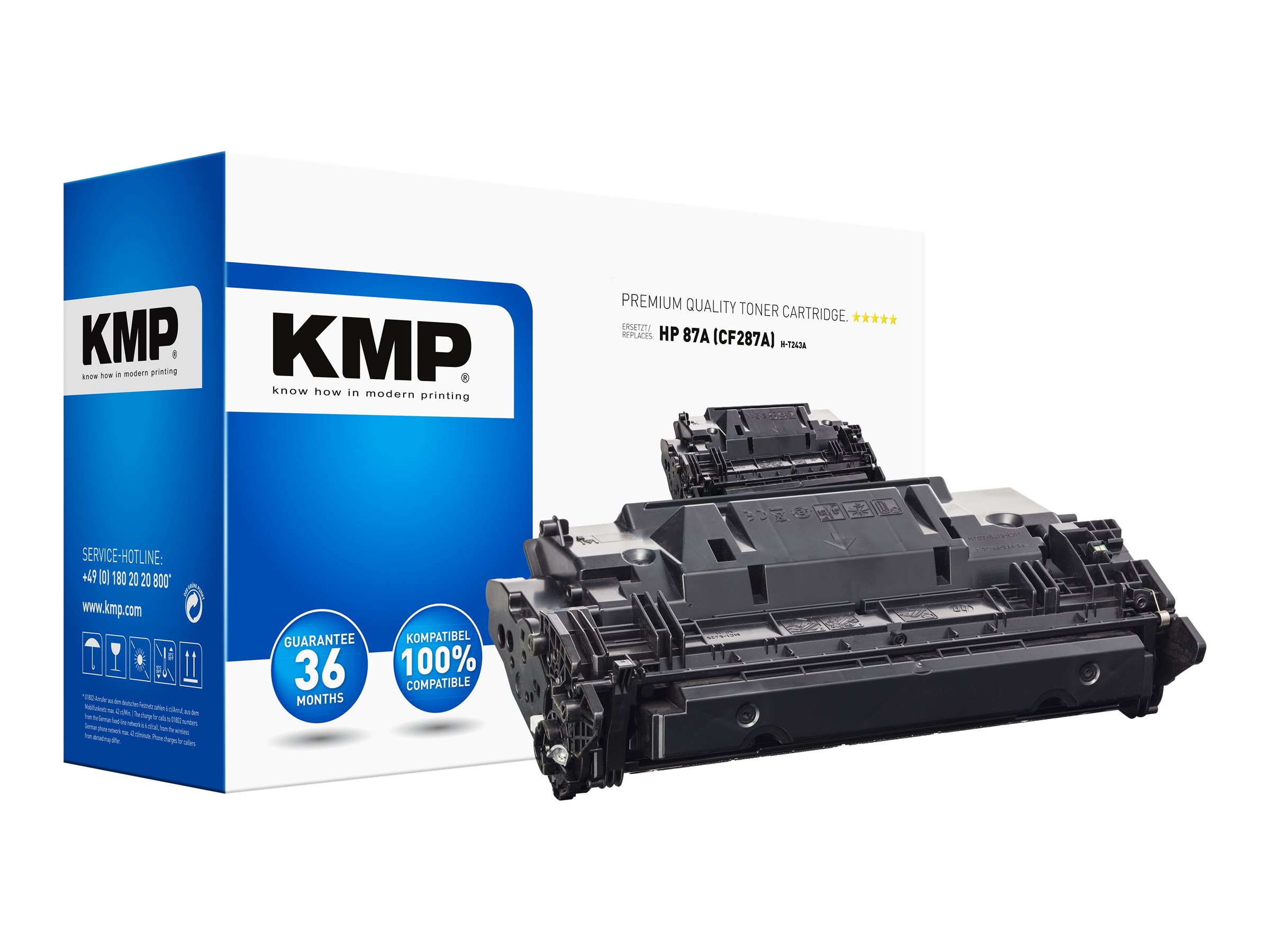 KMP H-T243A - 400 g - Schwarz - kompatibel - Tonerpatrone