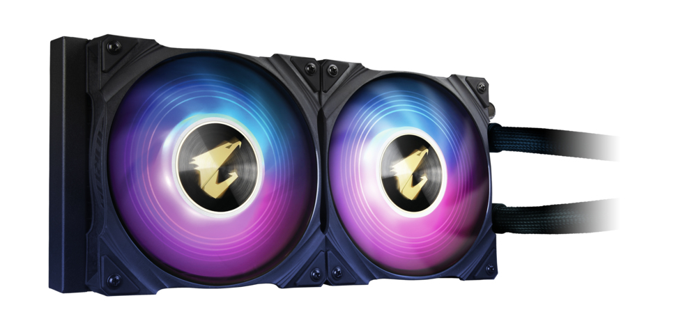 Gigabyte AORUS WATERFORCE X 240 computer cooling system Processor All-in-one liquid cooler 12 cm Black