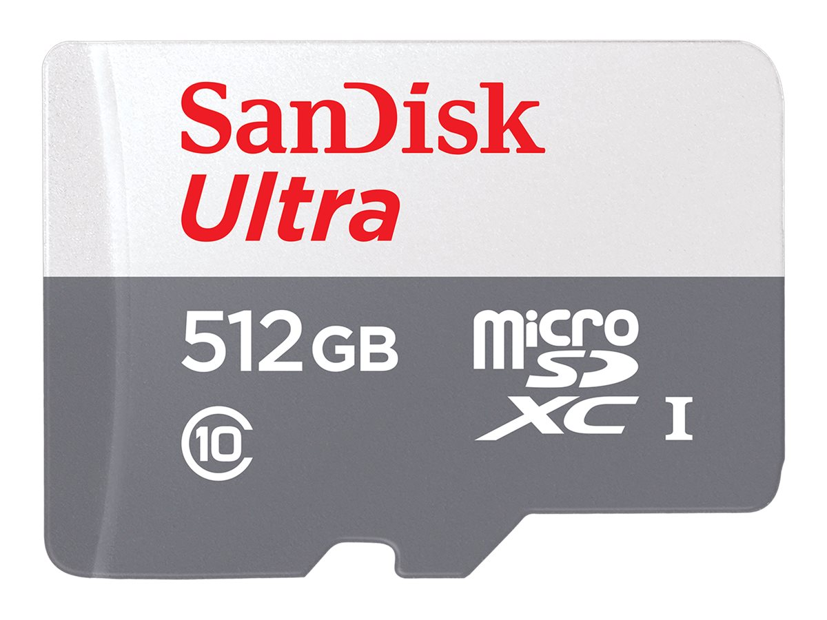 SanDisk SDSQUNR-512G-GN6TA  SanDisk Ultra microSD 512 Go MicroSDXC UHS-I  Classe 10
