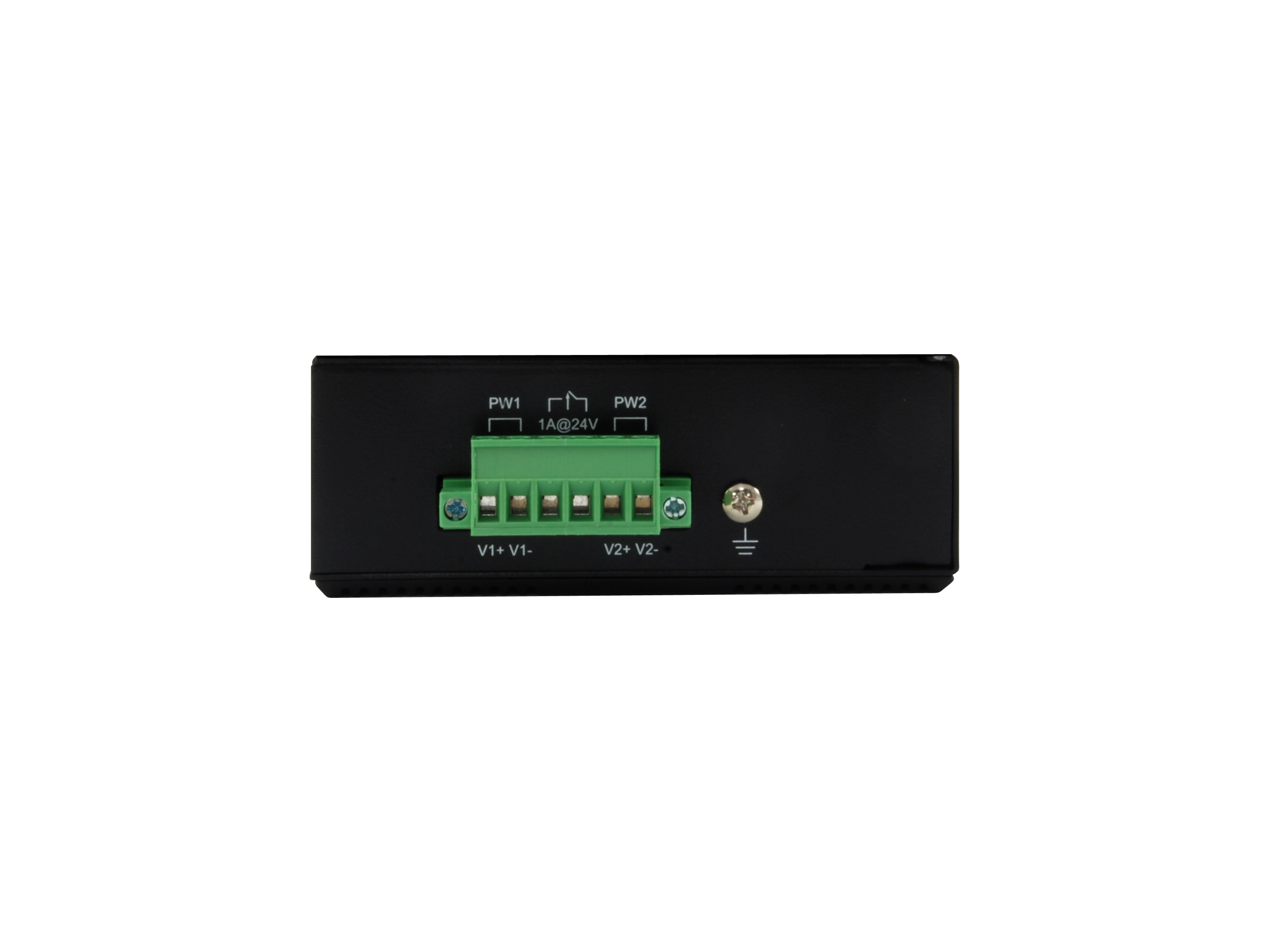 LevelOne 8-Port Gigabit PoE Industrial Switch, 4 PoE Outputs, 802.3at/af PoE, 126W, -40�C to 75�C