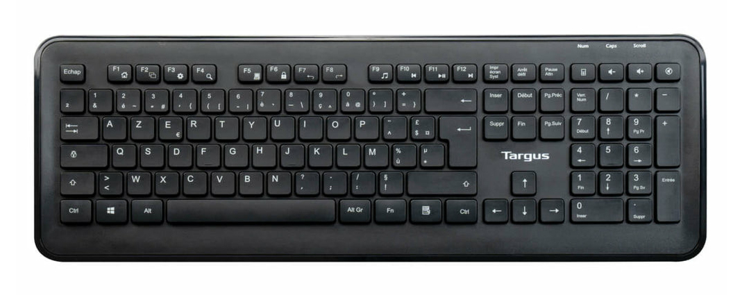 Targus AKM610FR keyboard Mouse included Universal RF Wireless AZERTY French Black