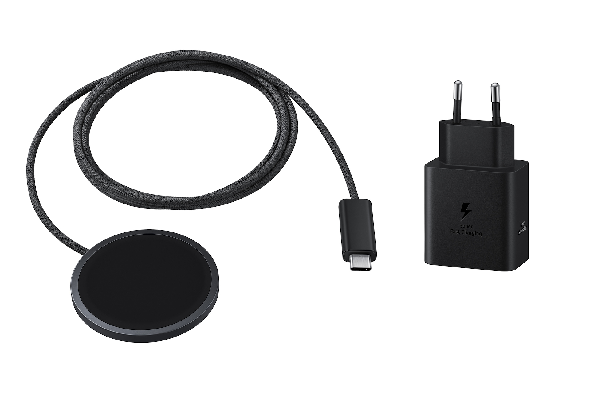 Samsung EP-P2900TBEGWW mobile device charger Smartphone, Headphones, Headset Grey USB Wireless charging Fast charging Indoor