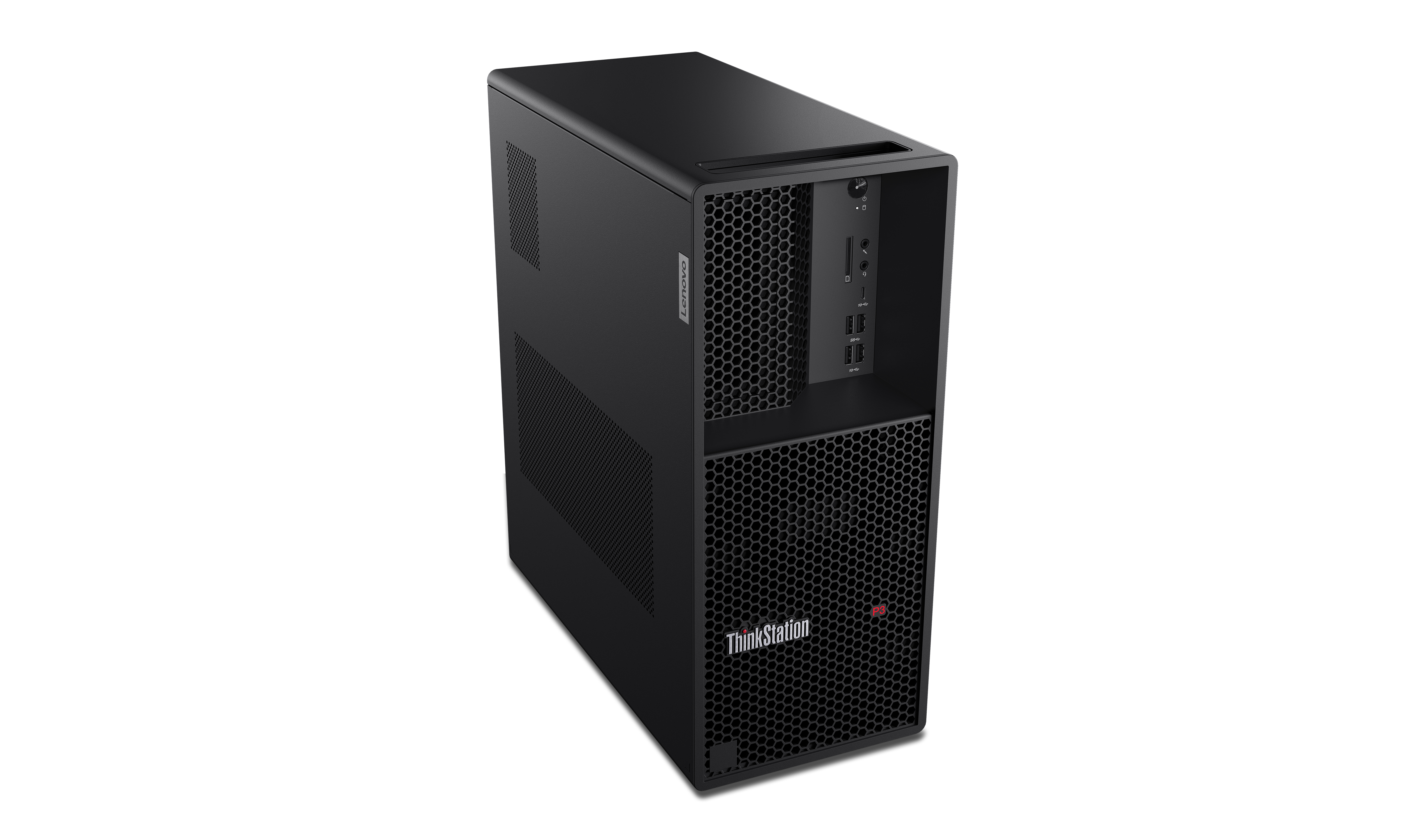 Lenovo ThinkStation P3 Tower Intel� Core i7 i7-14700K 32 GB DDR5-SDRAM 1 TB SSD NVIDIA RTX 2000 Ada Windows 11 Pro Workstation Black