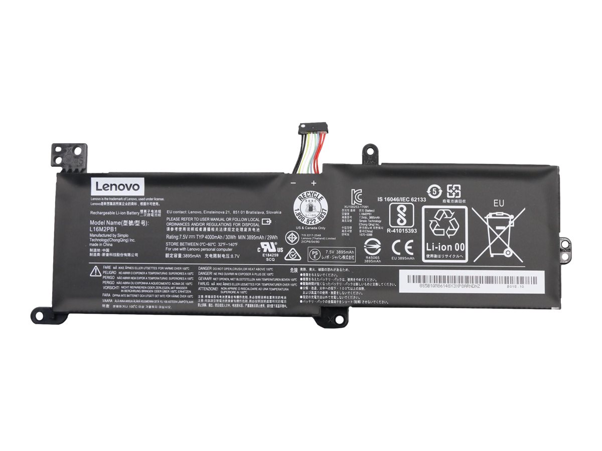 Lenovo Battery 30 WH 2 Cell 5B10M86148 Battery - Batterie - 4.000 mAh