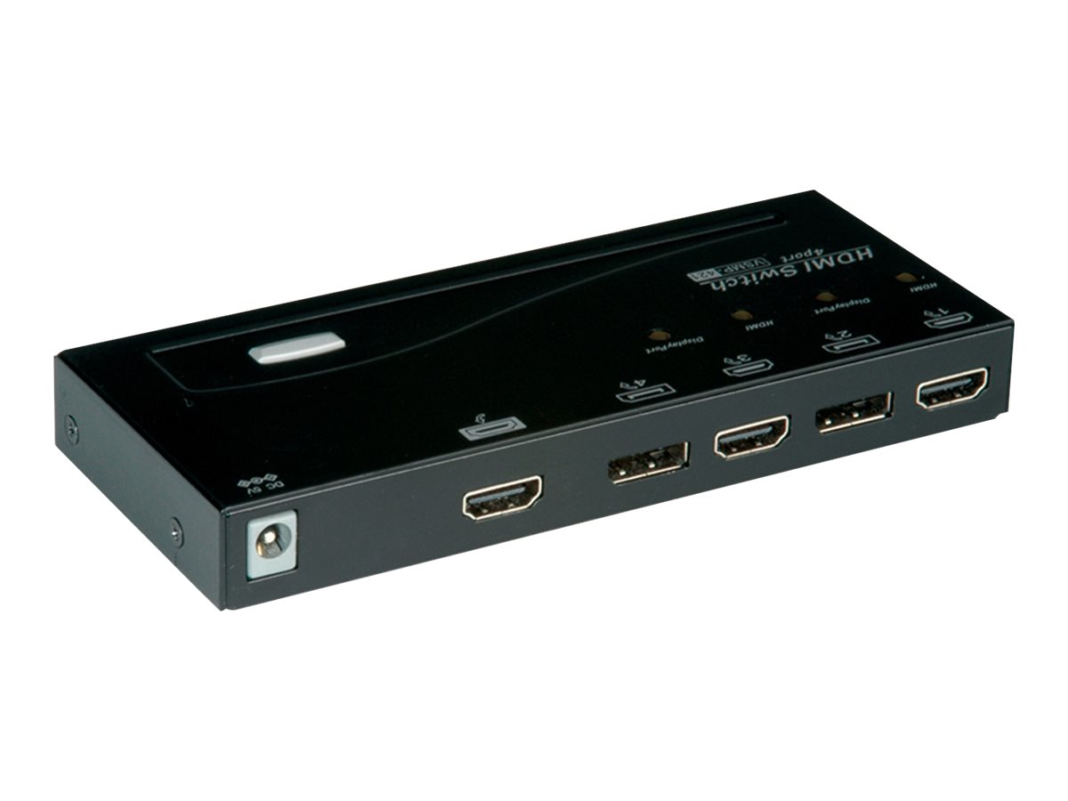 ROLINE HDMI/DisplayPort Switch - Video-Schalter