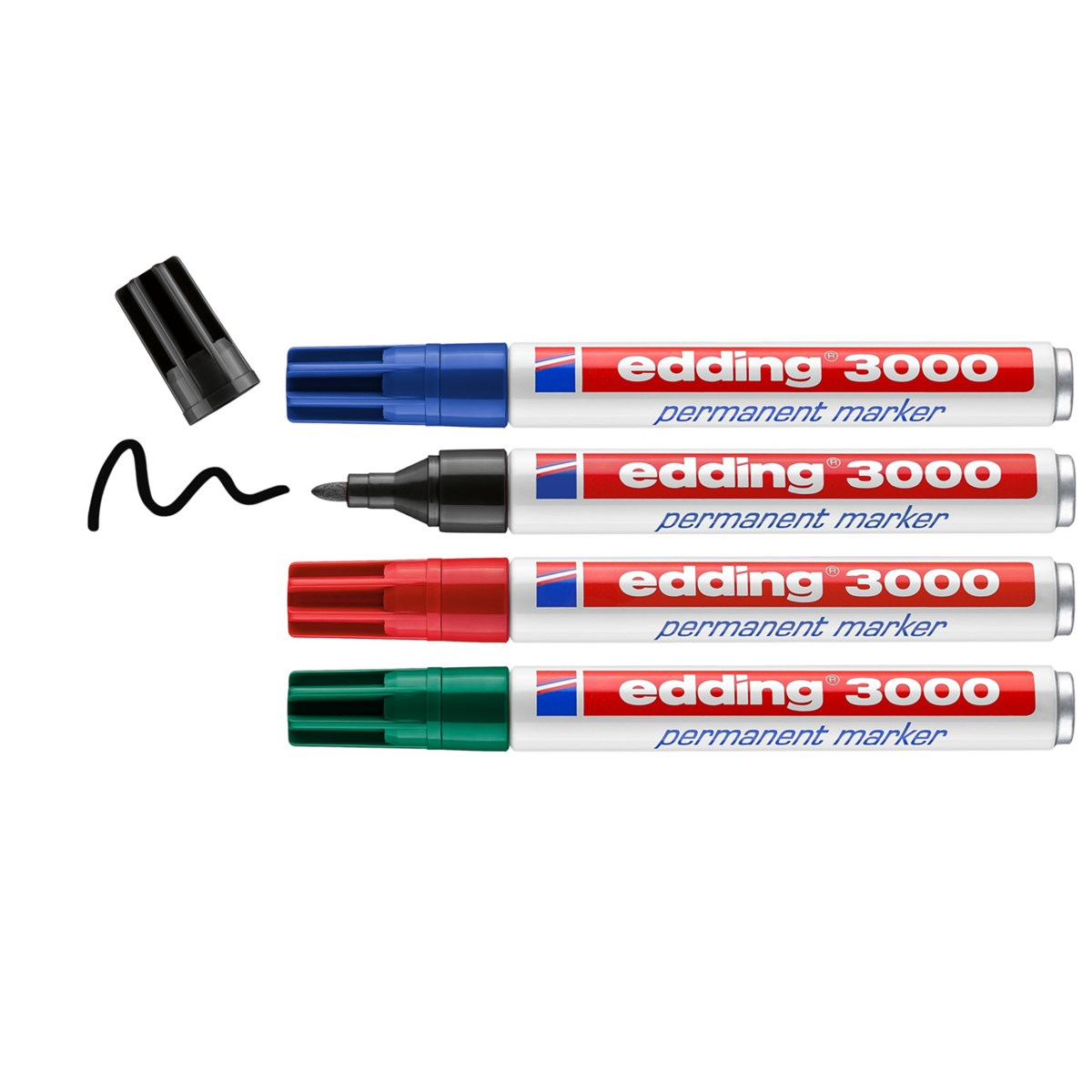 EDDING 3000 Permanentmarker farbsortiert 1.5 - 4 St.