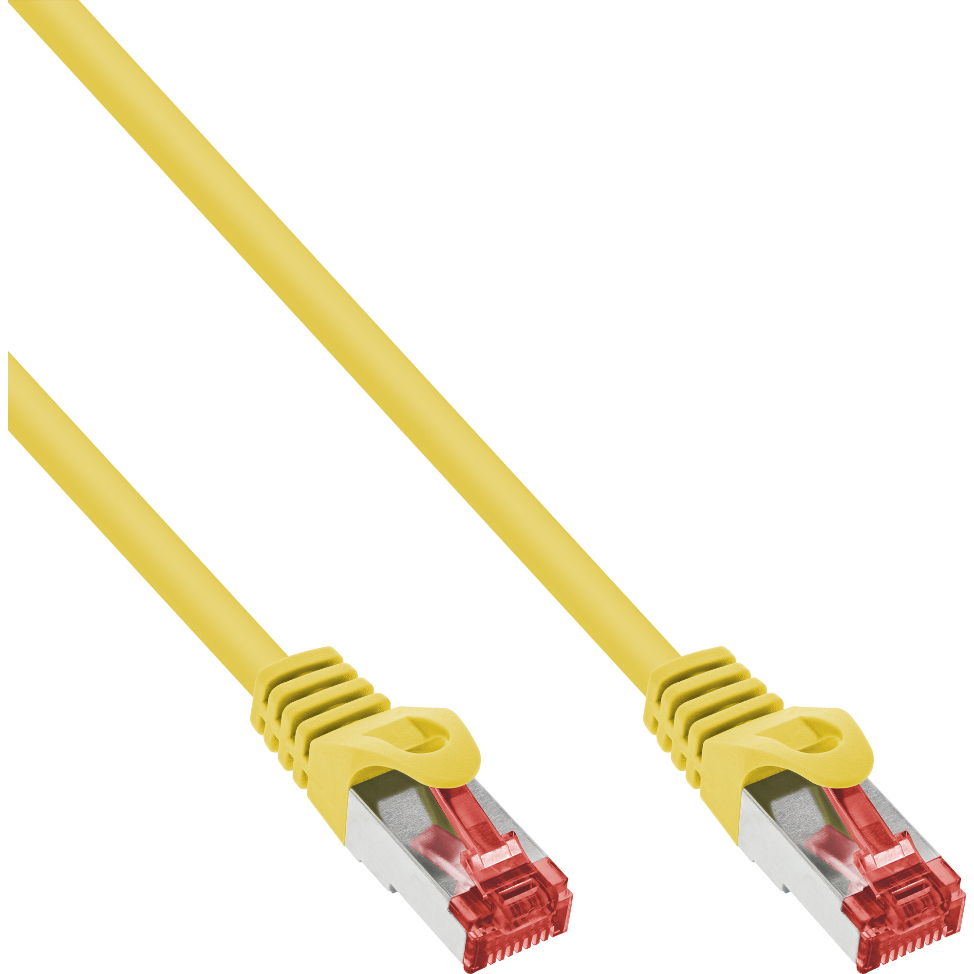 InLine Patch Cable S/FTP PiMF Cat.6 250MHz PVC CCA yellow 7.5m