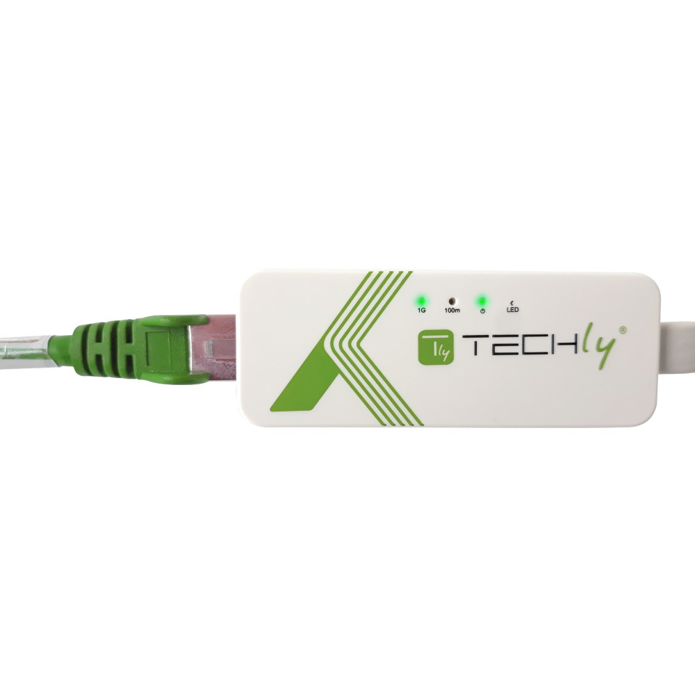 Techly Netzwerkadapter - USB 3.0 - Gigabit Ethernet x 1