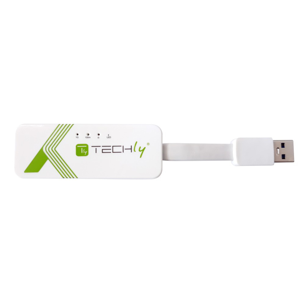 Techly Netzwerkadapter - USB 3.0 - Gigabit Ethernet x 1