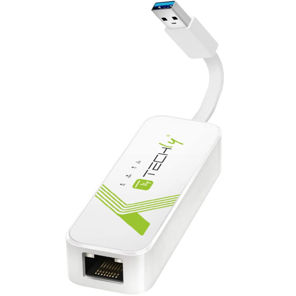 Techly Netzwerkadapter - USB 3.0 - Gigabit Ethernet x 1