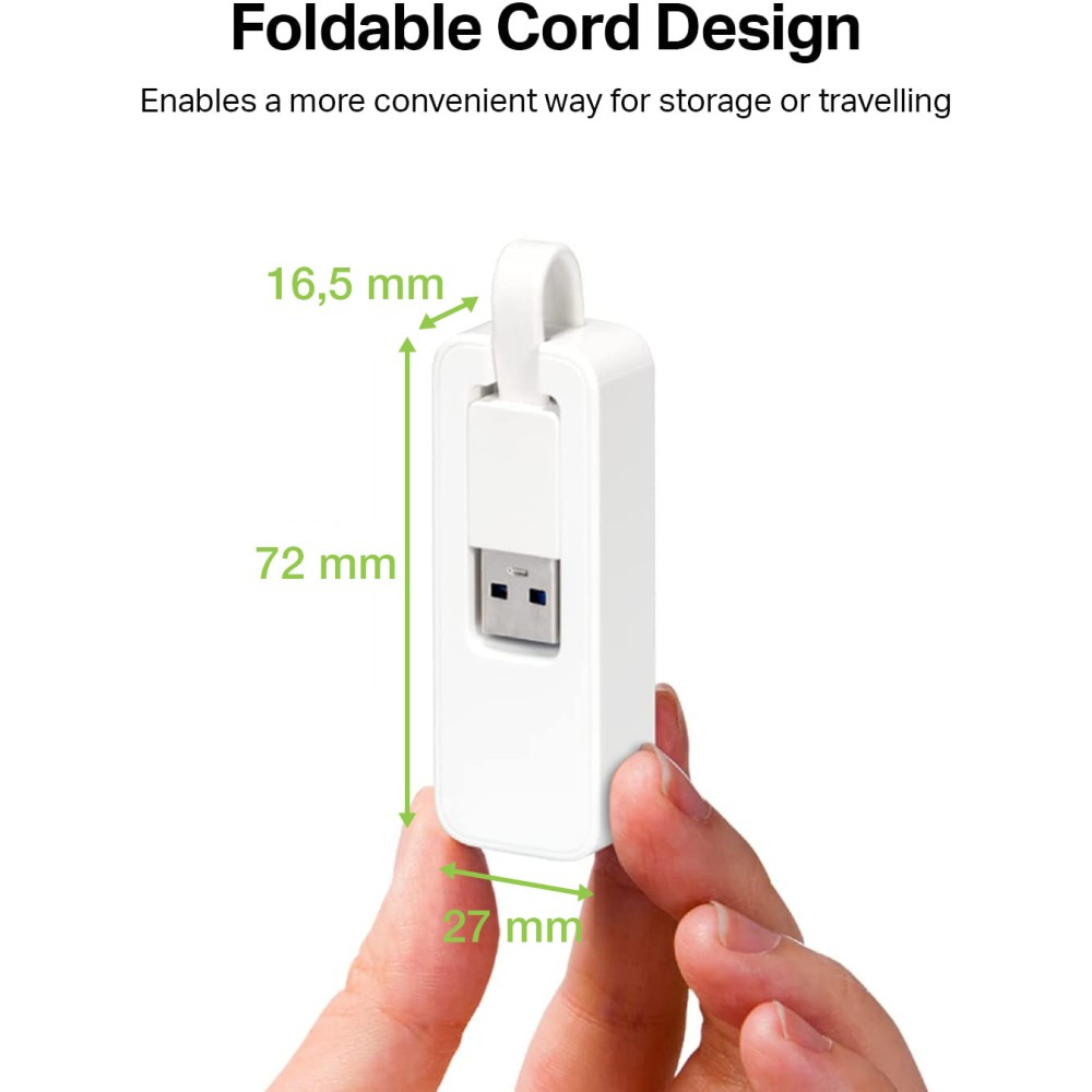 Techly Netzwerkadapter - USB 3.0 - Gigabit Ethernet x 1