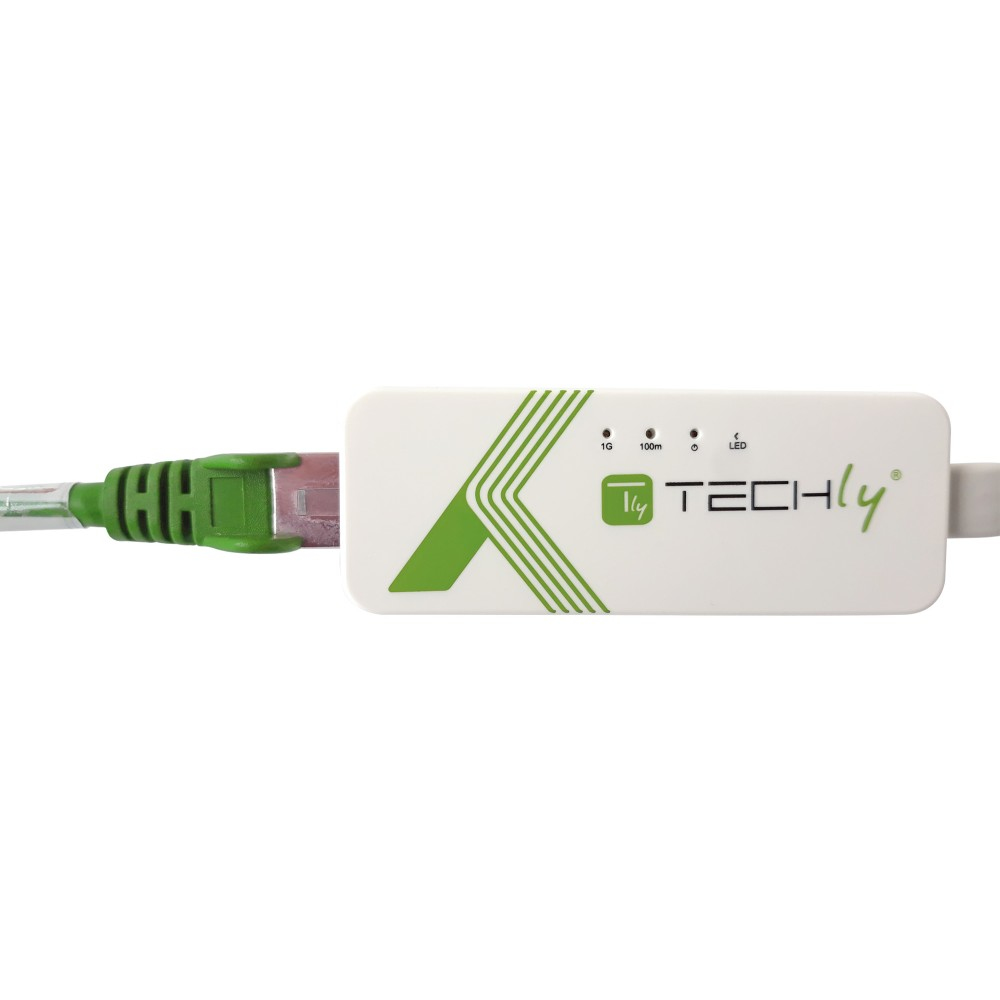 Techly Netzwerkadapter - USB 3.0 - Gigabit Ethernet x 1