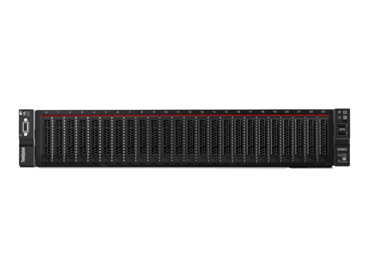 Lenovo ThinkSystem SR665 server Armadio (2U) AMD EPYC 7413 2,65 GHz 64 GB DDR4-SDRAM 1100 W