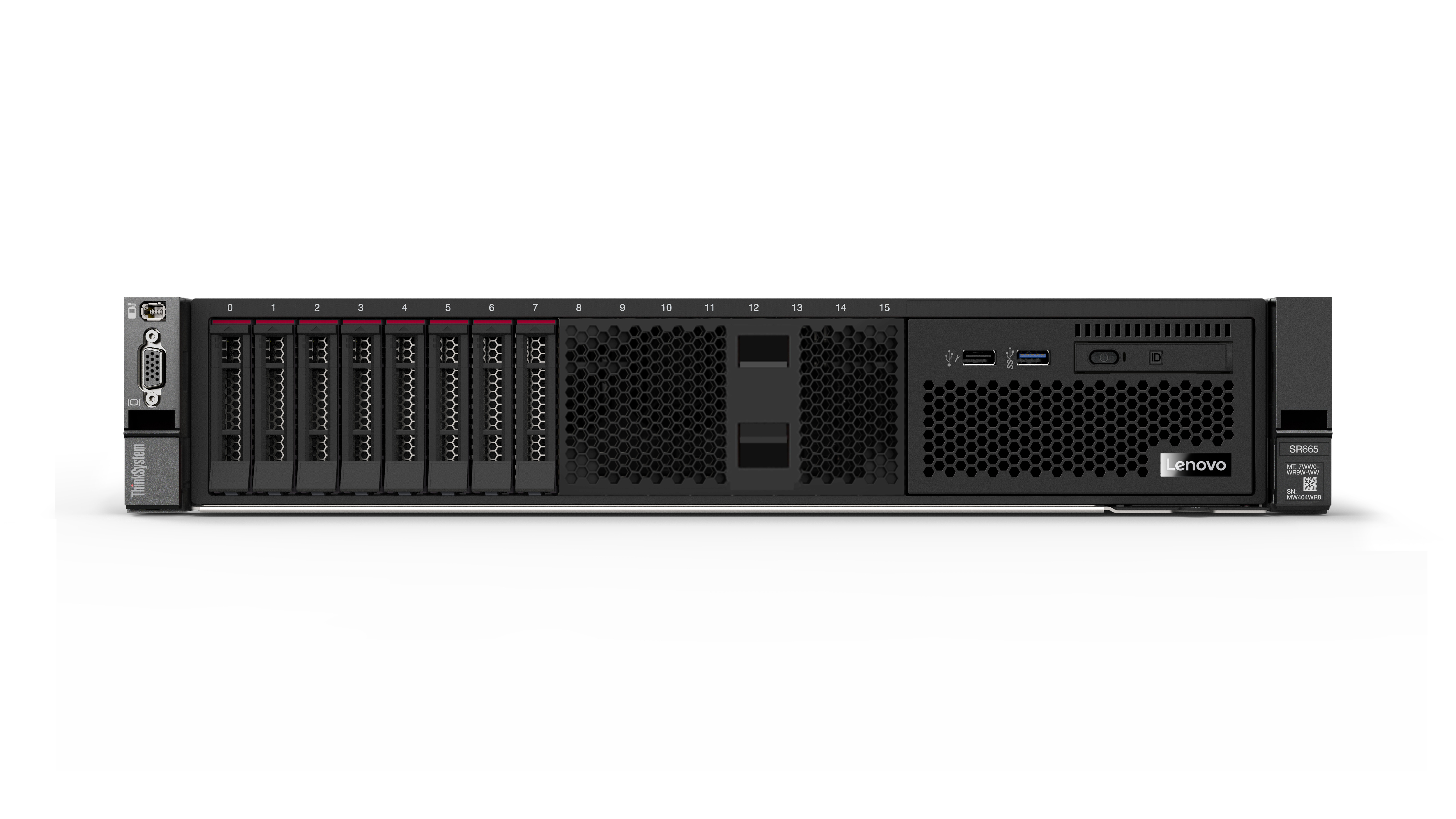 Lenovo ThinkSystem SR665 server Armadio (2U) AMD EPYC 7413 2,65 GHz 64 GB DDR4-SDRAM 1100 W