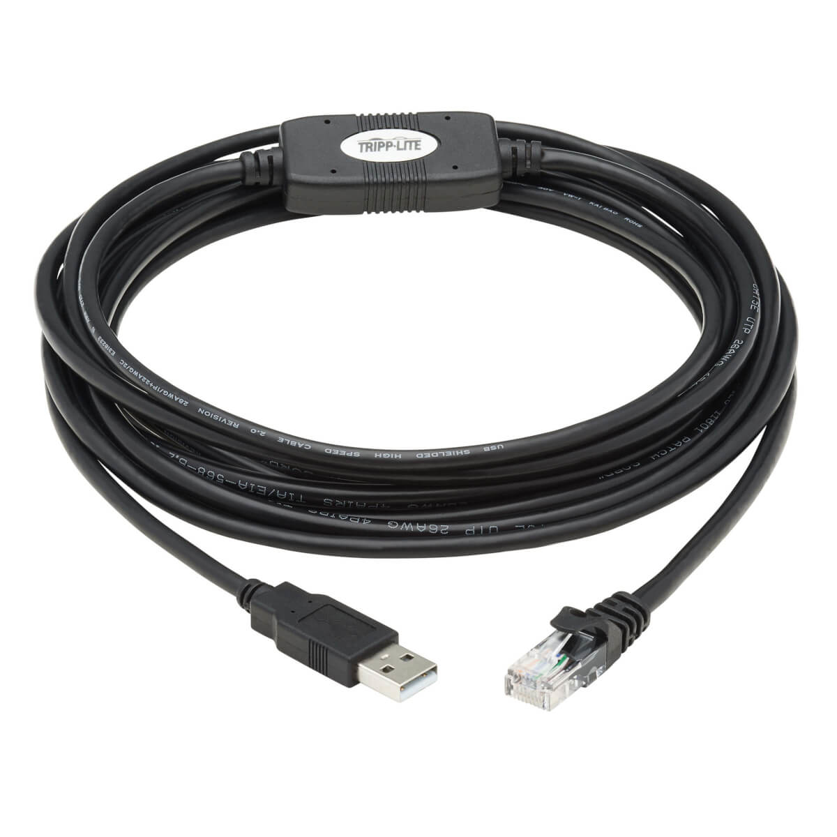 Eaton Tripp Lite Series USB to RJ45 Rollover Console Cable (M/M)